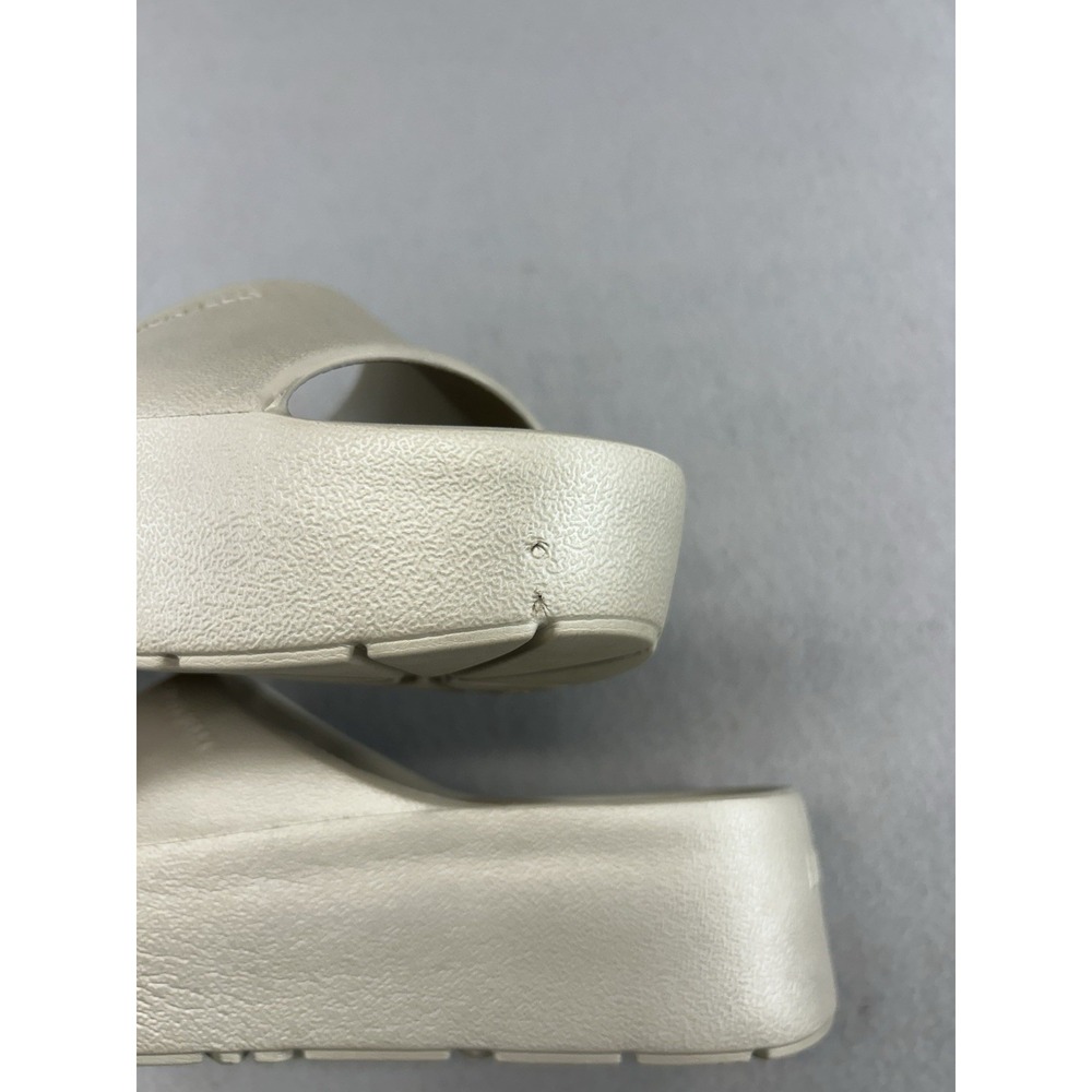 Lemon Jelly Beige / Cream Wedge Slide Sandals Slip-On Womens EU 39 Sz 8.5 - Picture 3 of 6